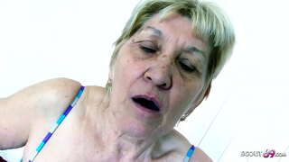 Веома стара бака Габи секс са монструоус члан Jungspund