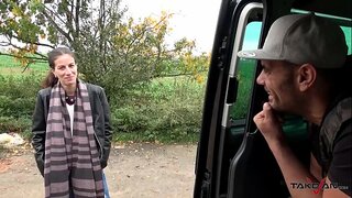 ���ादृच्छिक तरूणी सह Sprayed वीर्य वर एक मागच आसन